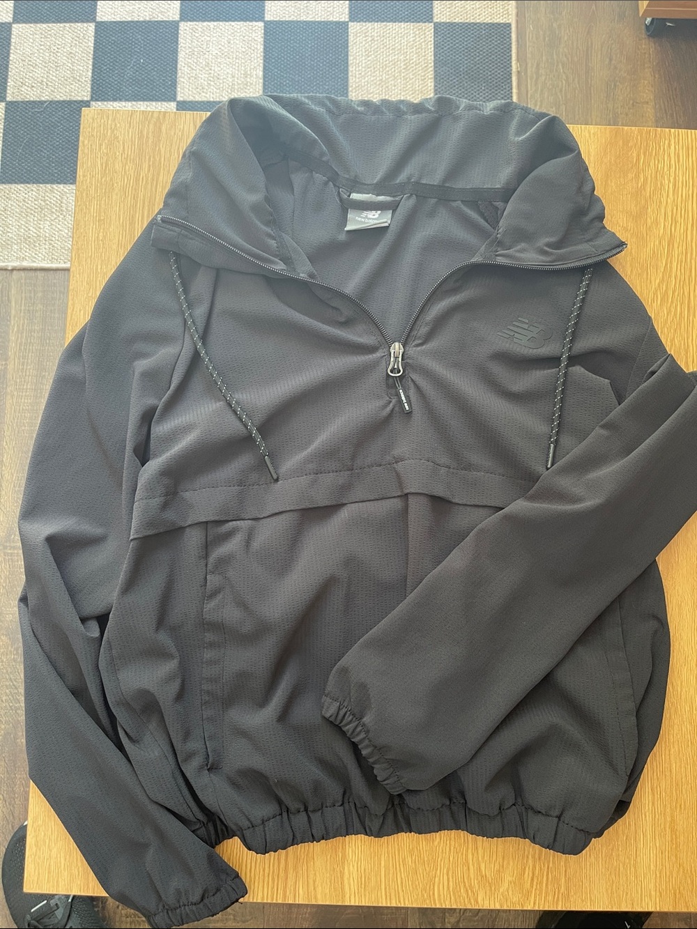 New Balance Black Half-Zip Pullover Hoodie
